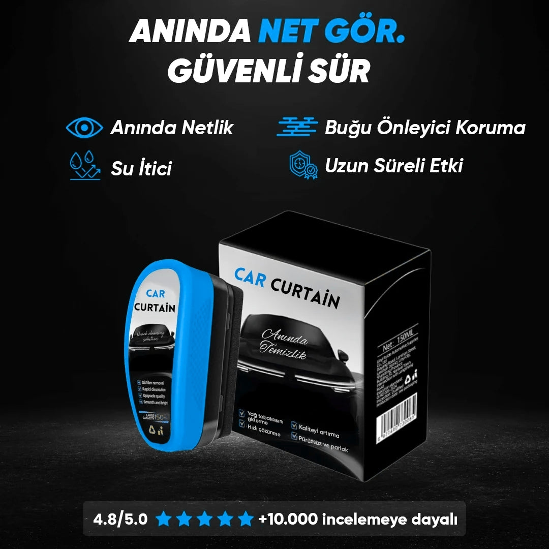 CarCurtain™ Araç Yağ Filmi Temizleme Süngeri