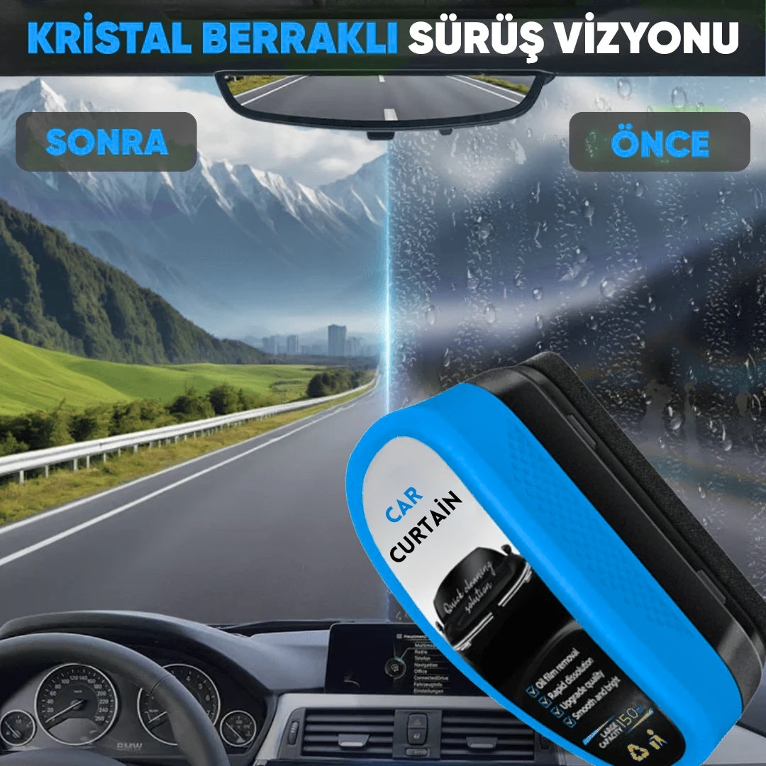 CarCurtain™ Araç Yağ Filmi Temizleme Süngeri